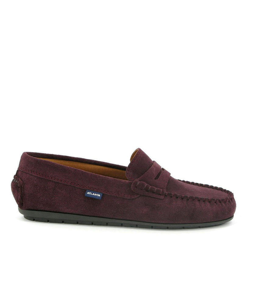 032 Walkers - burgundy suede