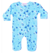 Baby Thermal Zipper Footie - Chanukah - Holiday Collection