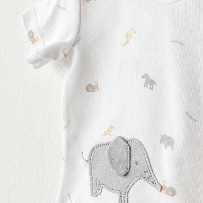 Grey Little King Elephant Pants Outfit