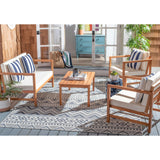 Montez 4-Piece Outdoor Set with Accent Pillows