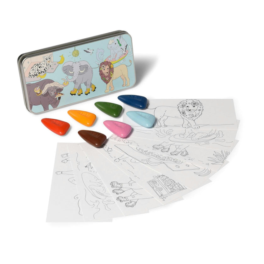 Coloring Kit - 5 units in set - SAFARI BIG FIVE Small