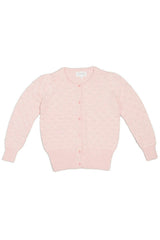 Popcorn Knit Cardigan | Blush