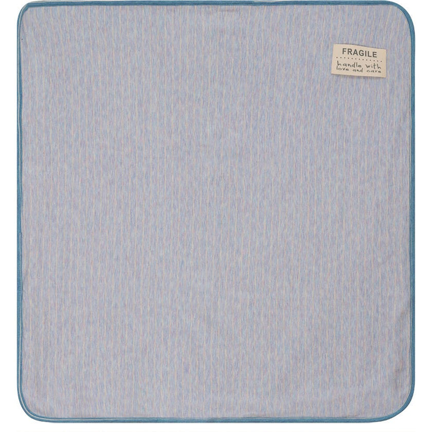 Stripe Stretch Knit Blanket Mauve