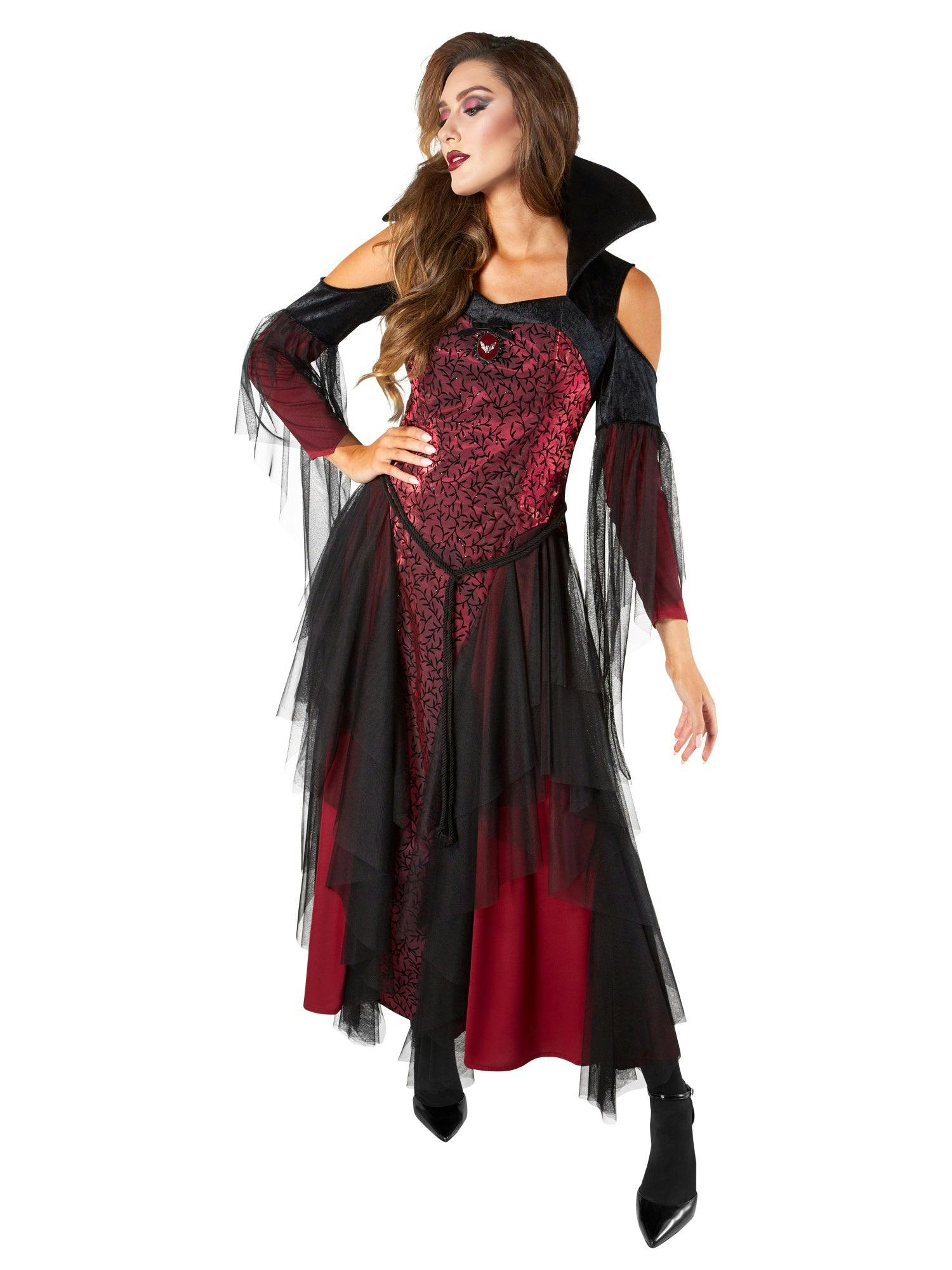 Women's Red Vintage Vampiress Costume