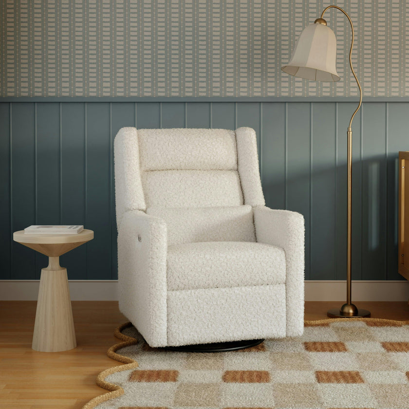 Babyletto Kiwi Plus Power Recliner and Swivel Glider with Power Adjustable Headrest and USB Port