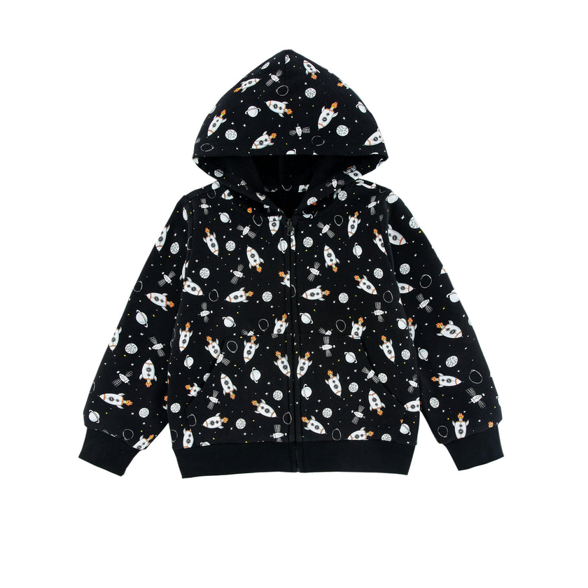 Mid Weight French Terry Zip-up Hoodie