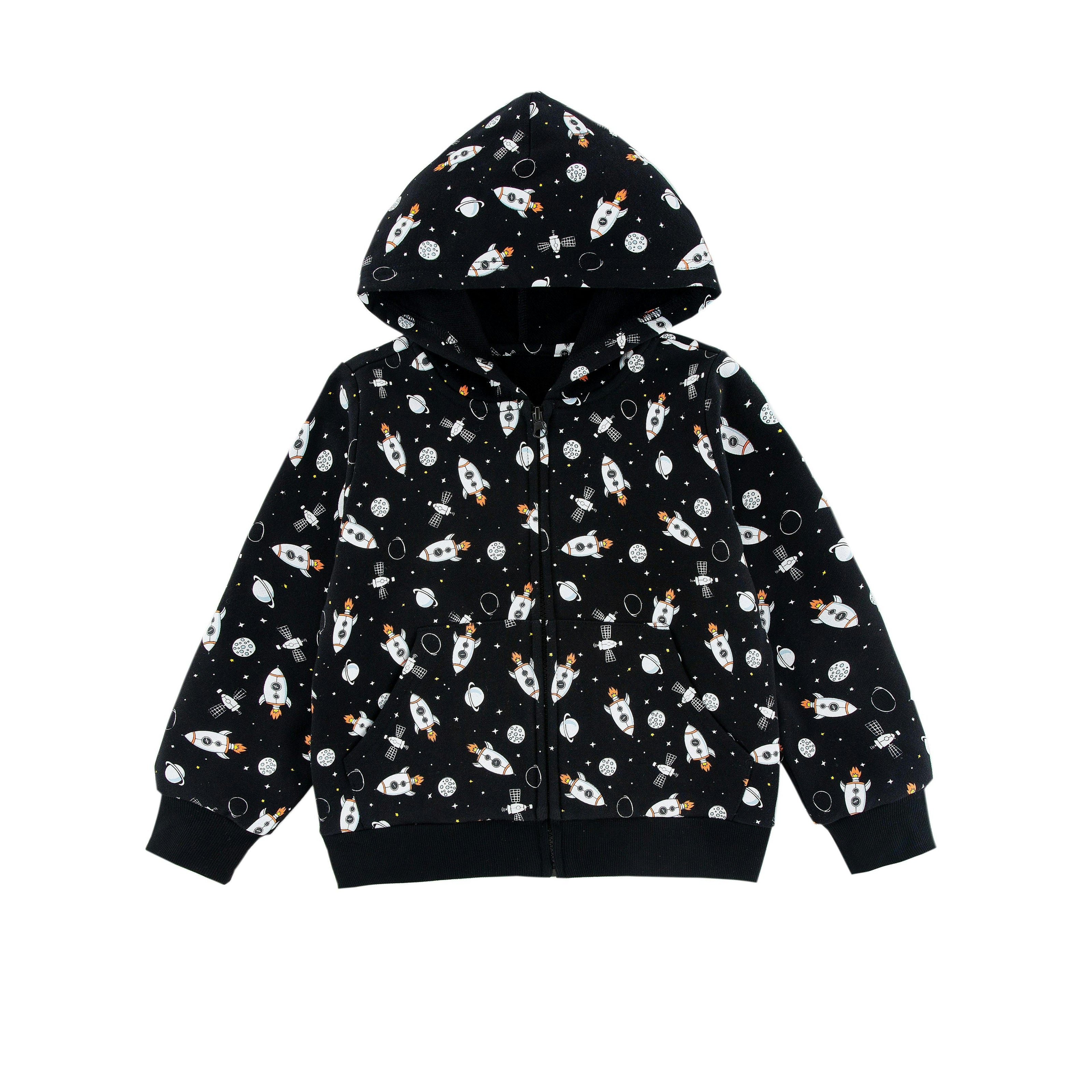 Mid Weight French Terry Zip-up Hoodie