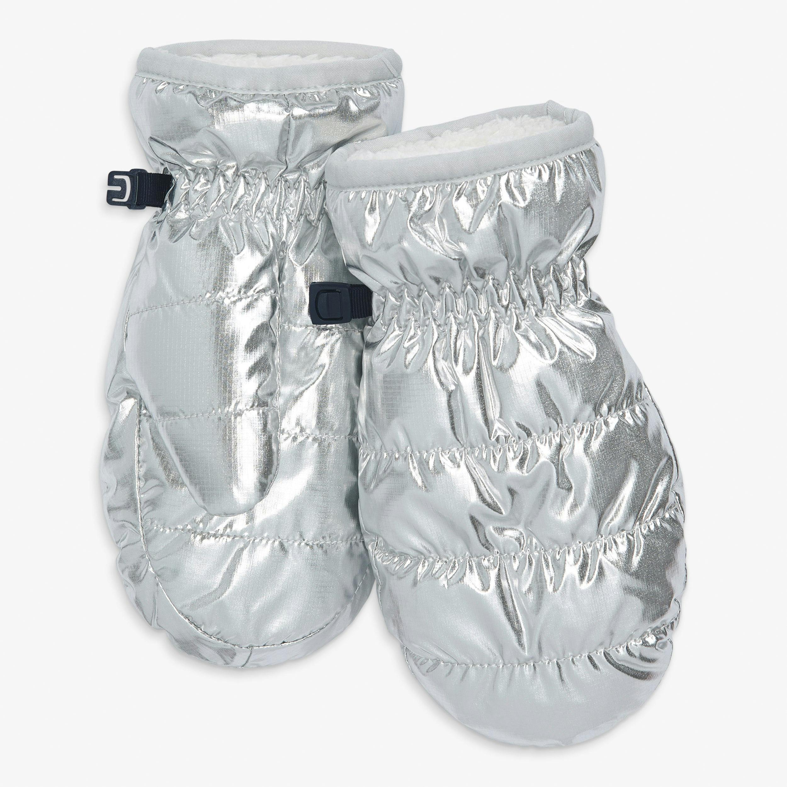 Kids puffer mittens