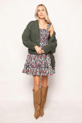Blossom Dress in Navy Meadow