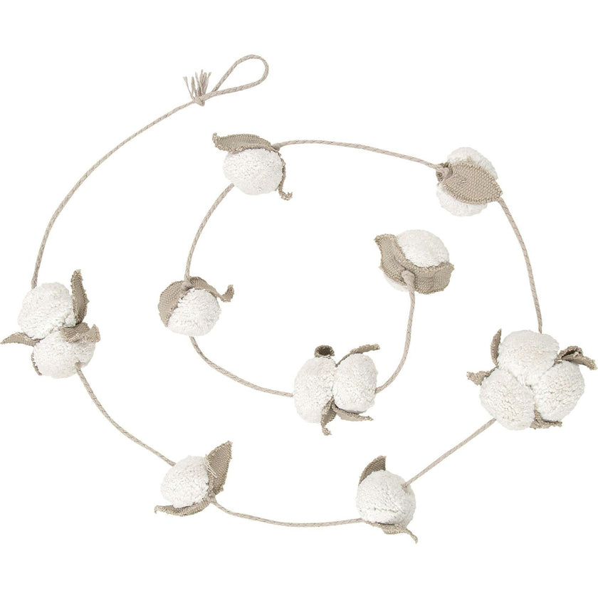Cotton Ball Garland