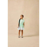 Organic Soccer Skirt in Pistachio Stripe