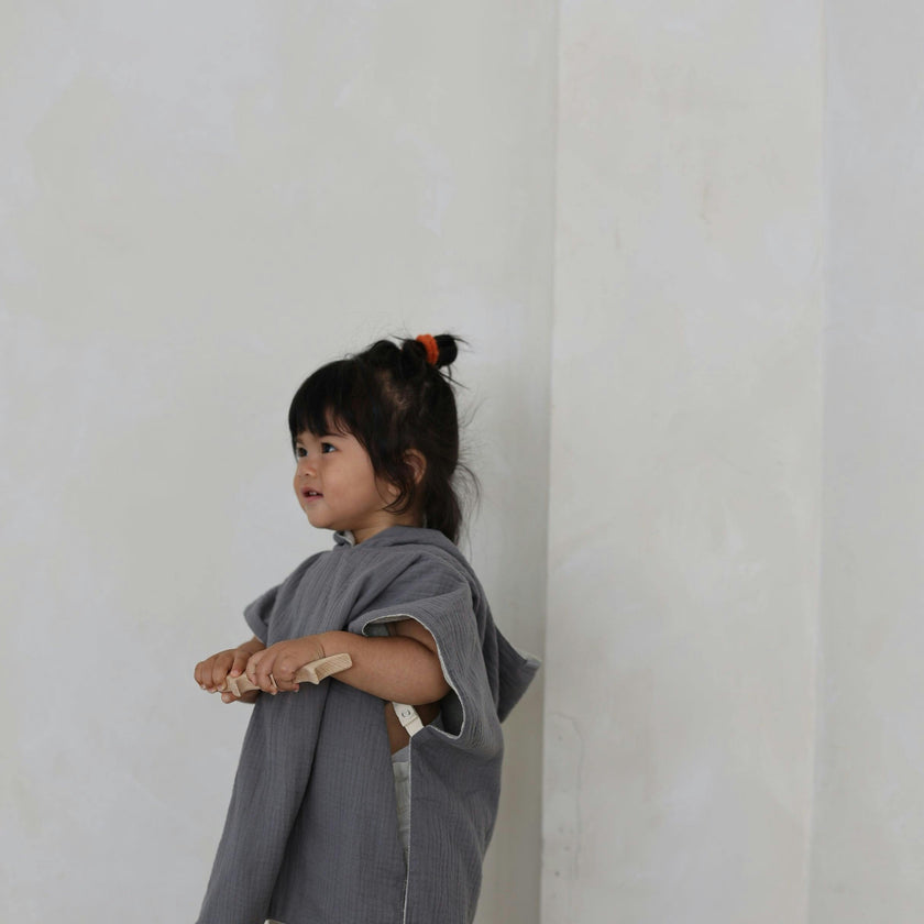 Reversible Hooded Poncho
