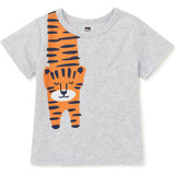 Baby Turn Graphic Tee, Grey