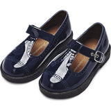 Agathe Leather Casual T-Bar Strap Shoes
