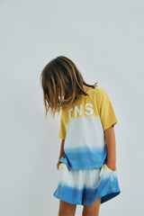 Tie Dye Short Mimosa Yellow
