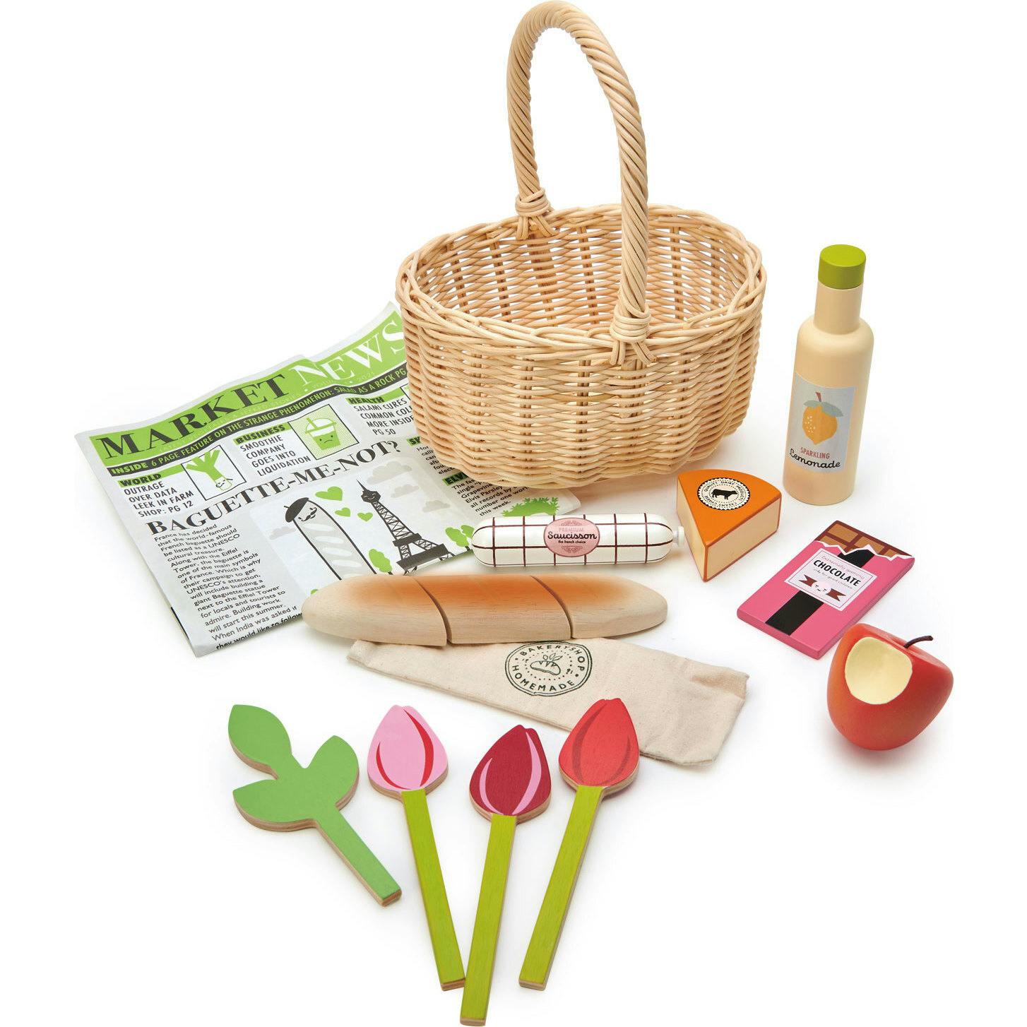 Wicker Shopping Basket