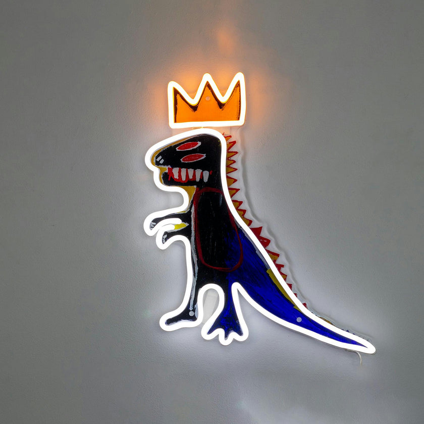 PEZ Dispenser YP x Jean Michel Basquiat LED neon sign