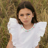 Linen Ruffle Jumper