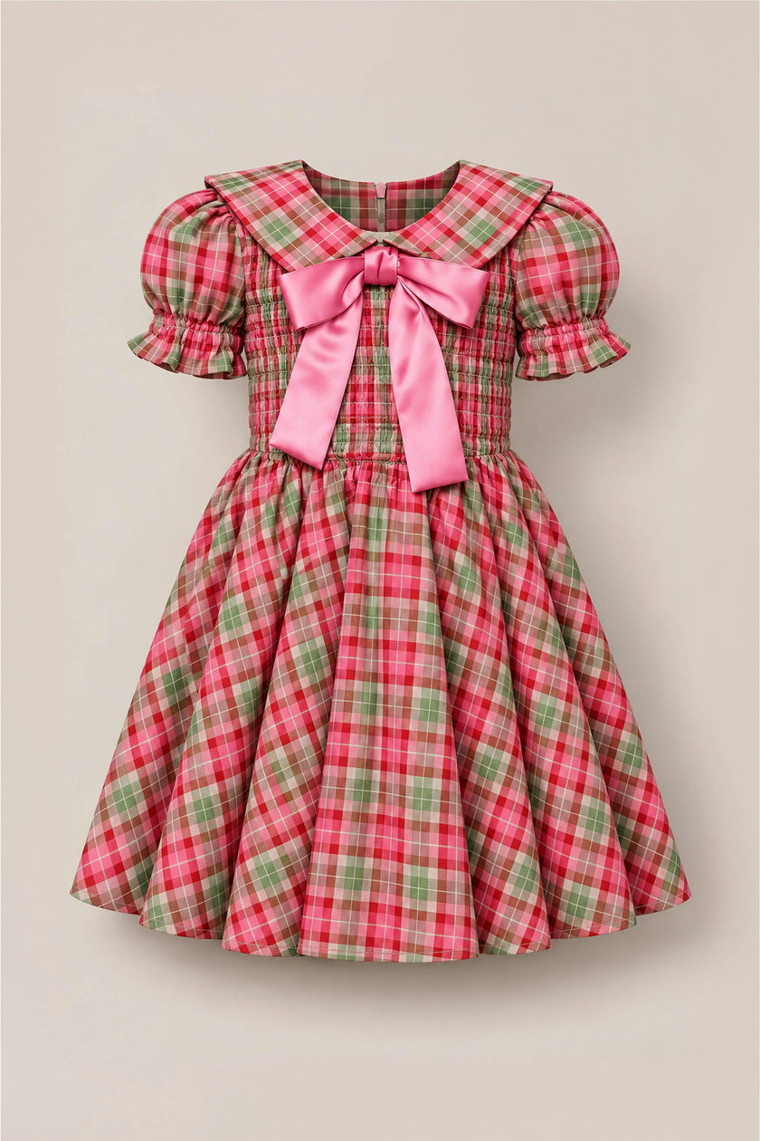 Mini Alice Dress in Rosewood Tartan