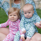 Parker Boys' Zipper Pajama - Wild West Blue