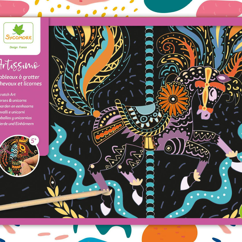Artissimo - Scratch Art - Horses And Unicorns - 5y+