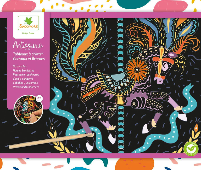 Artissimo - Scratch Art - Horses And Unicorns - 5y+