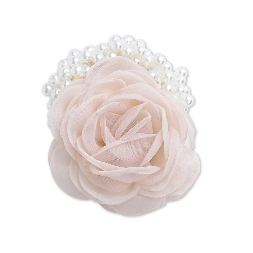 Pearl Petal Scrunchie set