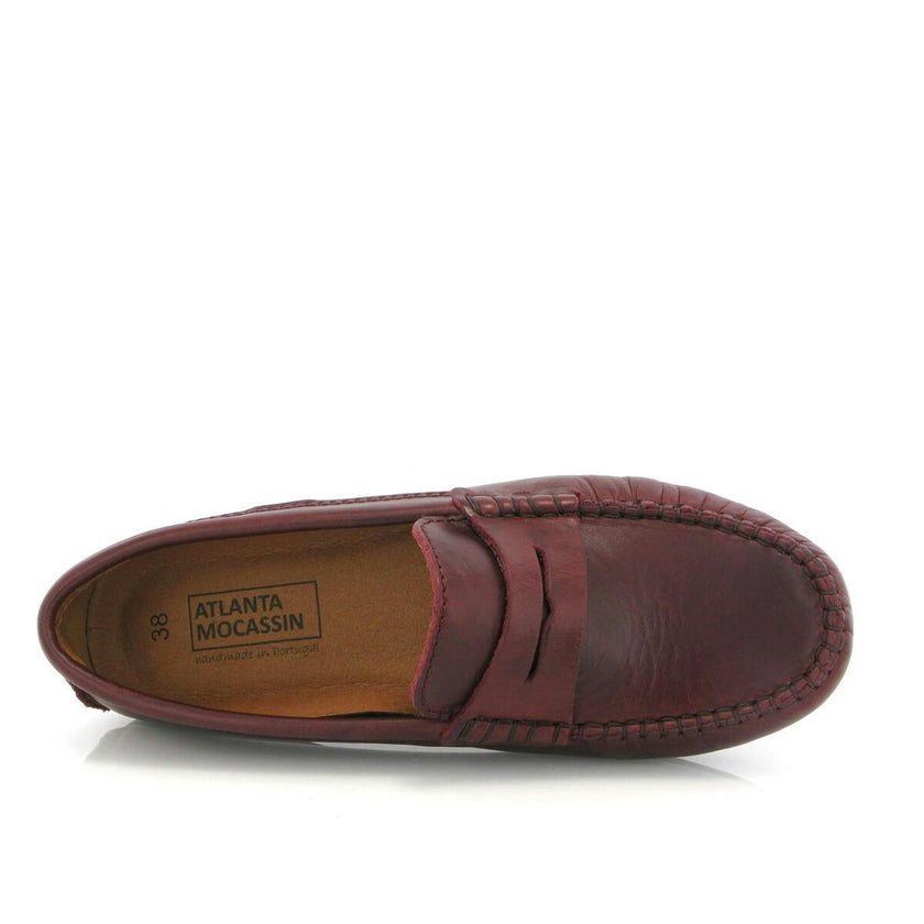 032 Walkers - burgundy pull up
