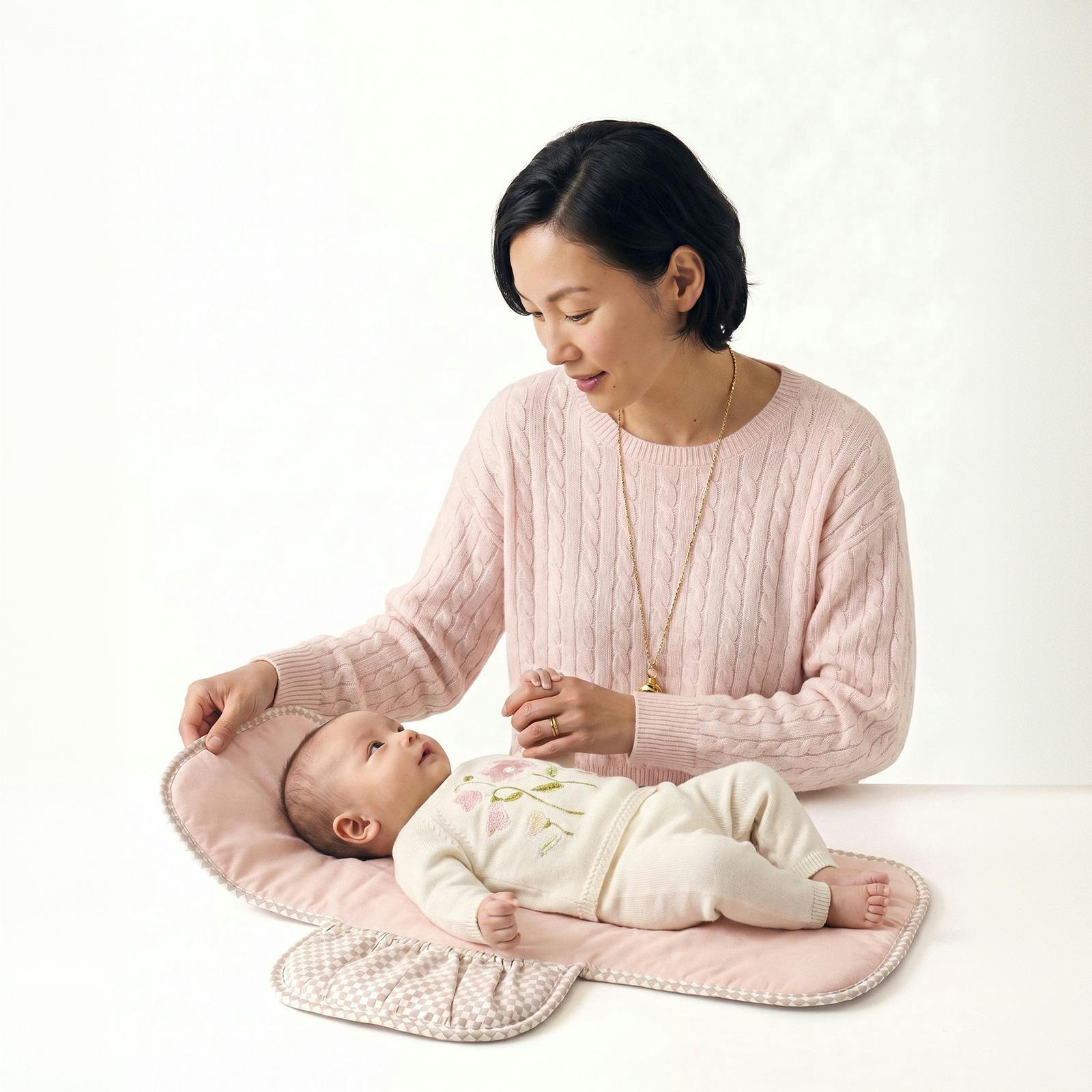 Portable Mini Maven Changing Clutch | Check, Powder | Toddlekind