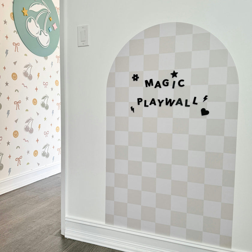 MEGA Magic Playwall - Arch Magnetic Wall Decal for Kids