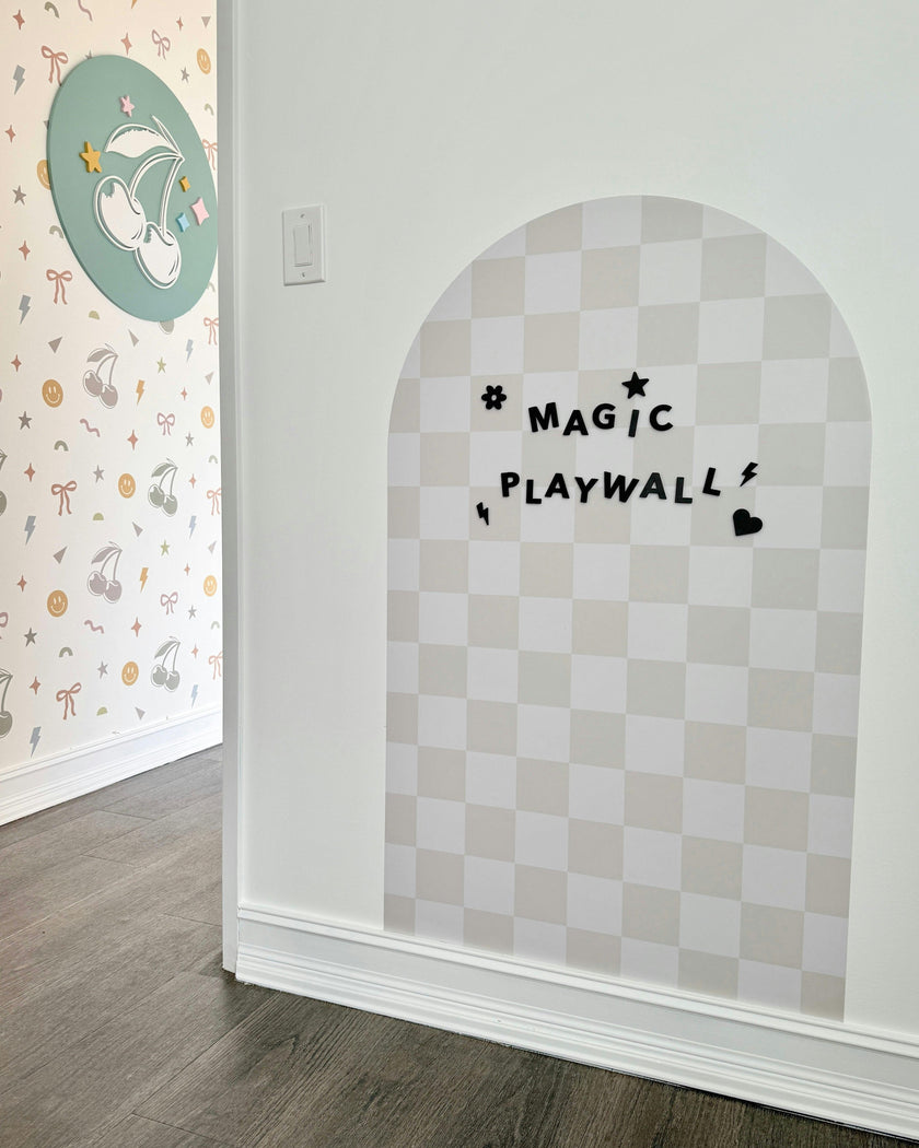 MEGA Magic Playwall - Arch Magnetic Wall Decal for Kids