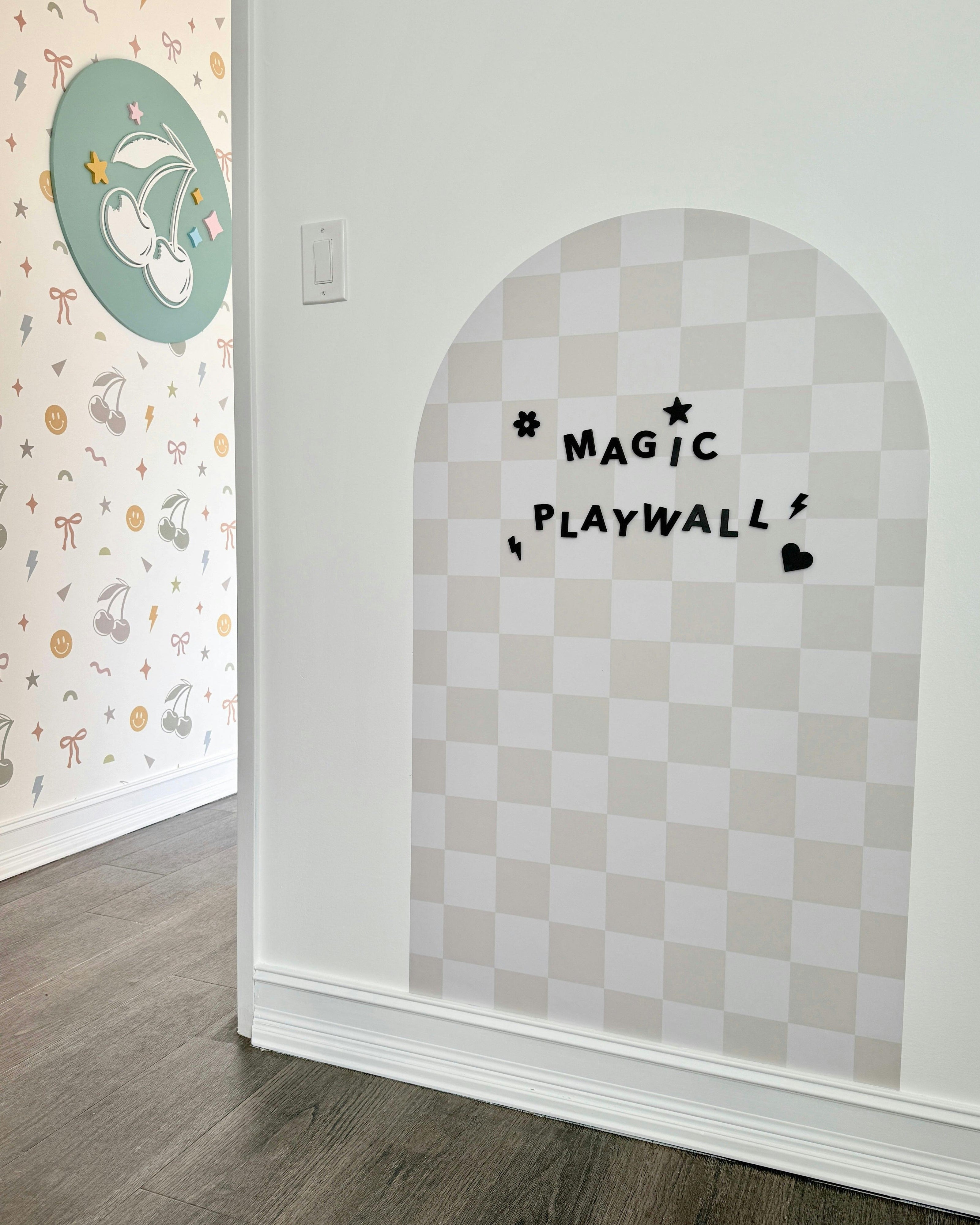 MEGA Magic Playwall - Arch Magnetic Wall Decal for Kids