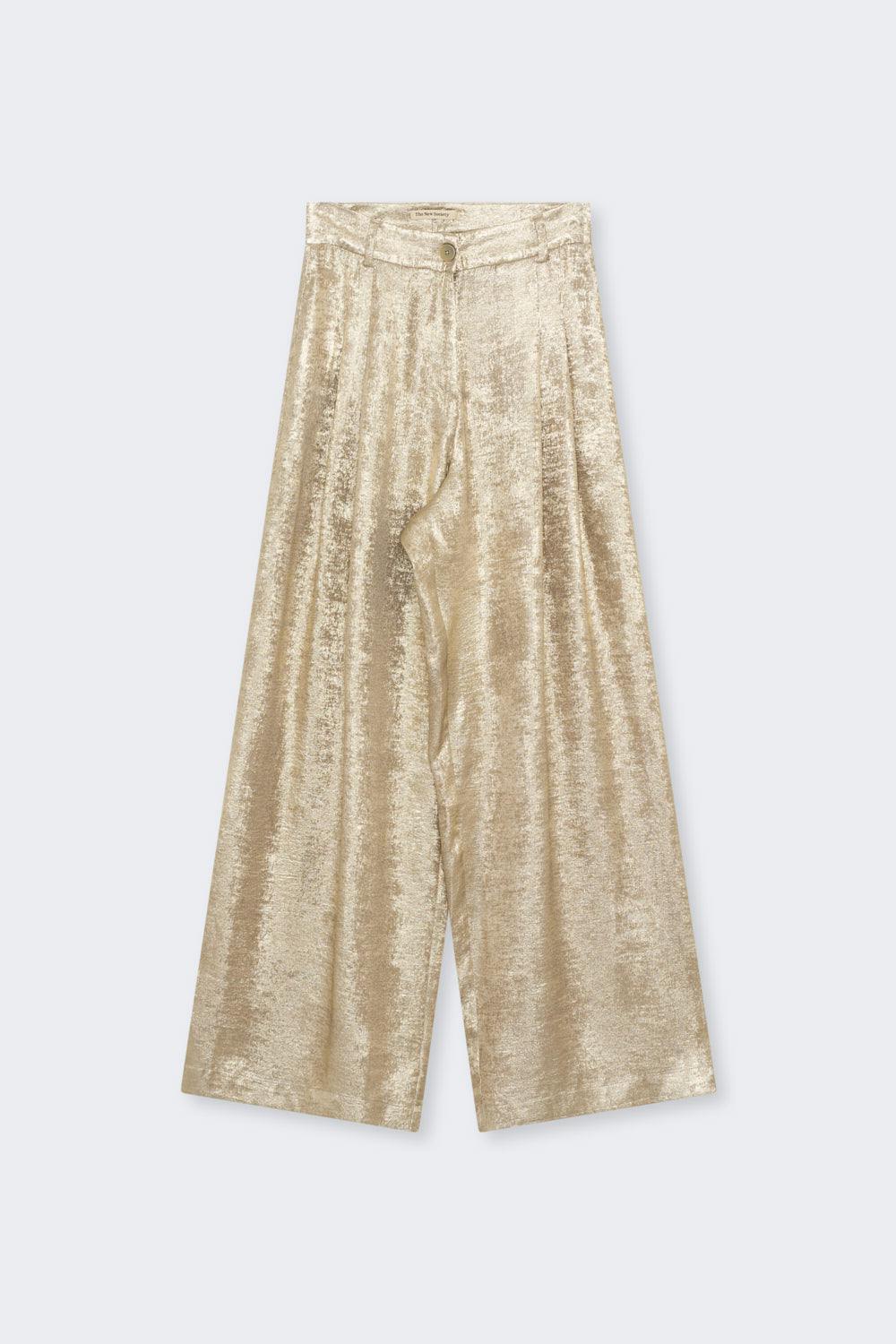 Saffron Woman Pant Gold