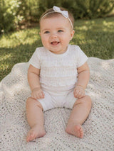 Ruffle Ruched Top & Short Set
