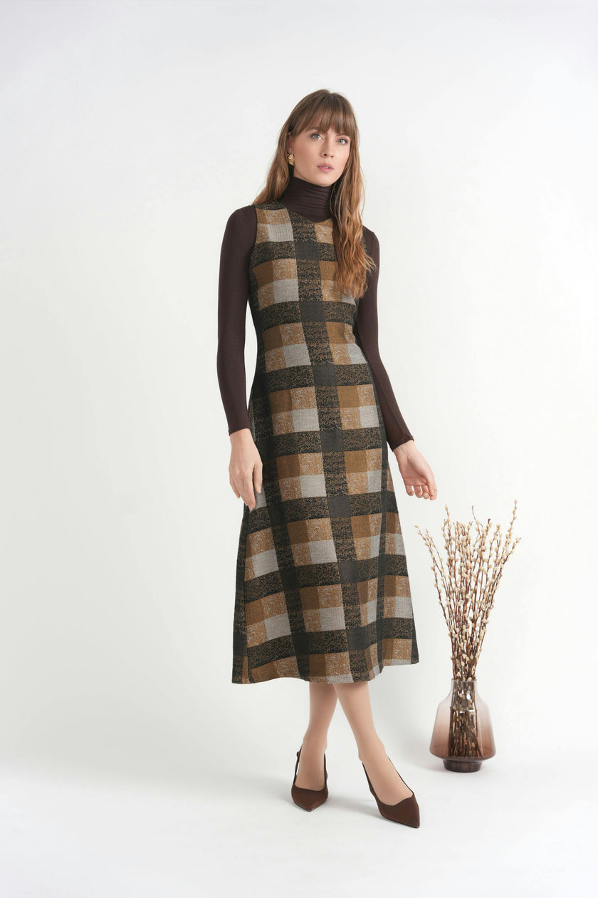 Tweed Plaid Jumper