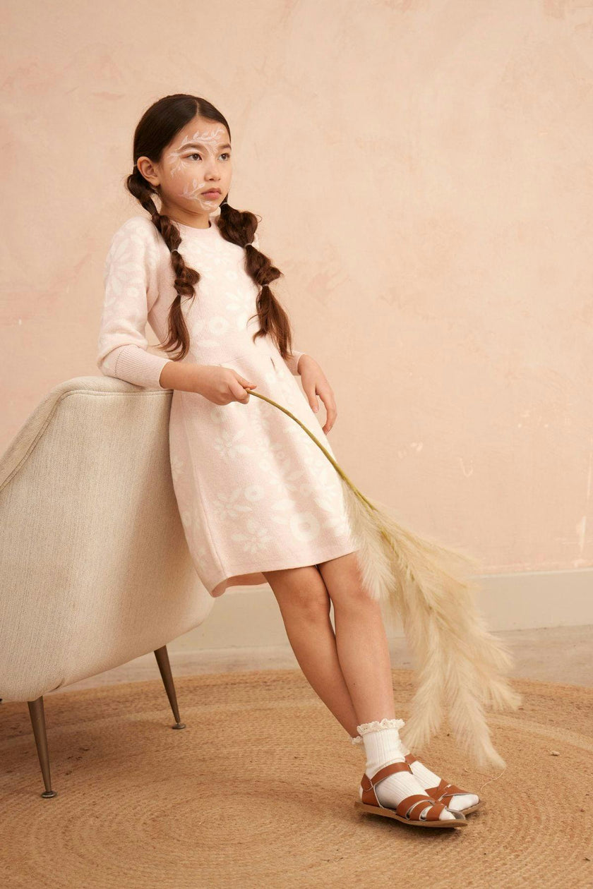 Snowflake Blossom Dress | Blush