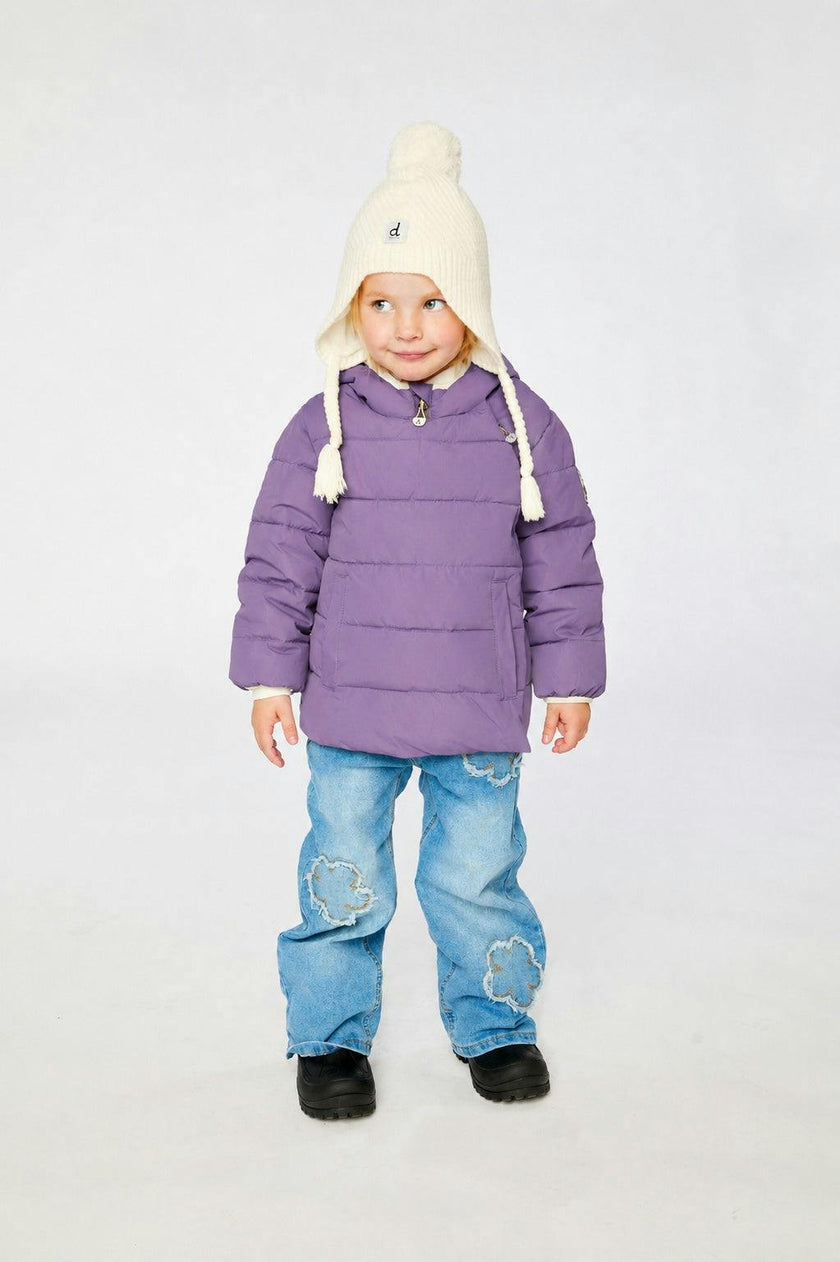 Winter Jacket Adapted For Car Seats Violet