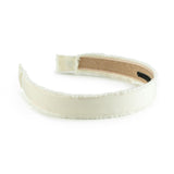 Halo Luxe Dahlia Deconstructed Grosgrain Ribbon Headband - Ivory