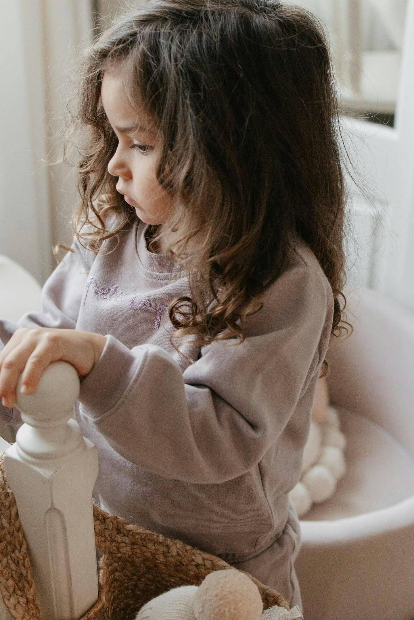 Finley | Cotton Fleece Sweatsuit Set | Petit Lapin | Bark