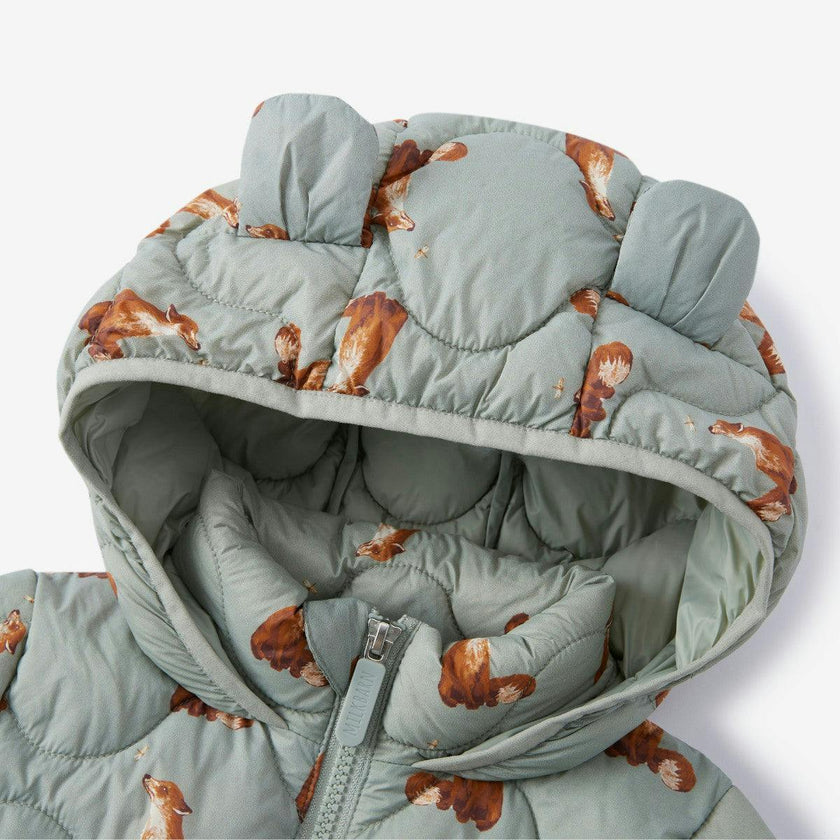 Lightweight Down Hooded Jumpsuit