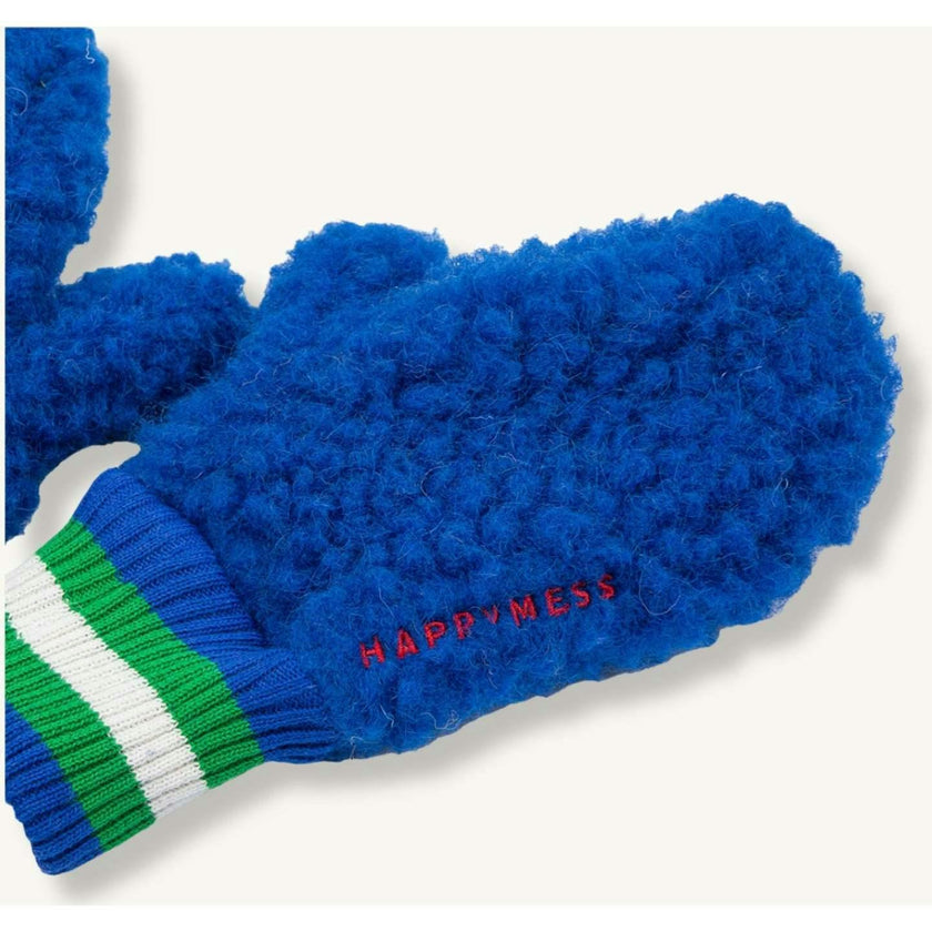 children's merino mittens - cobalt