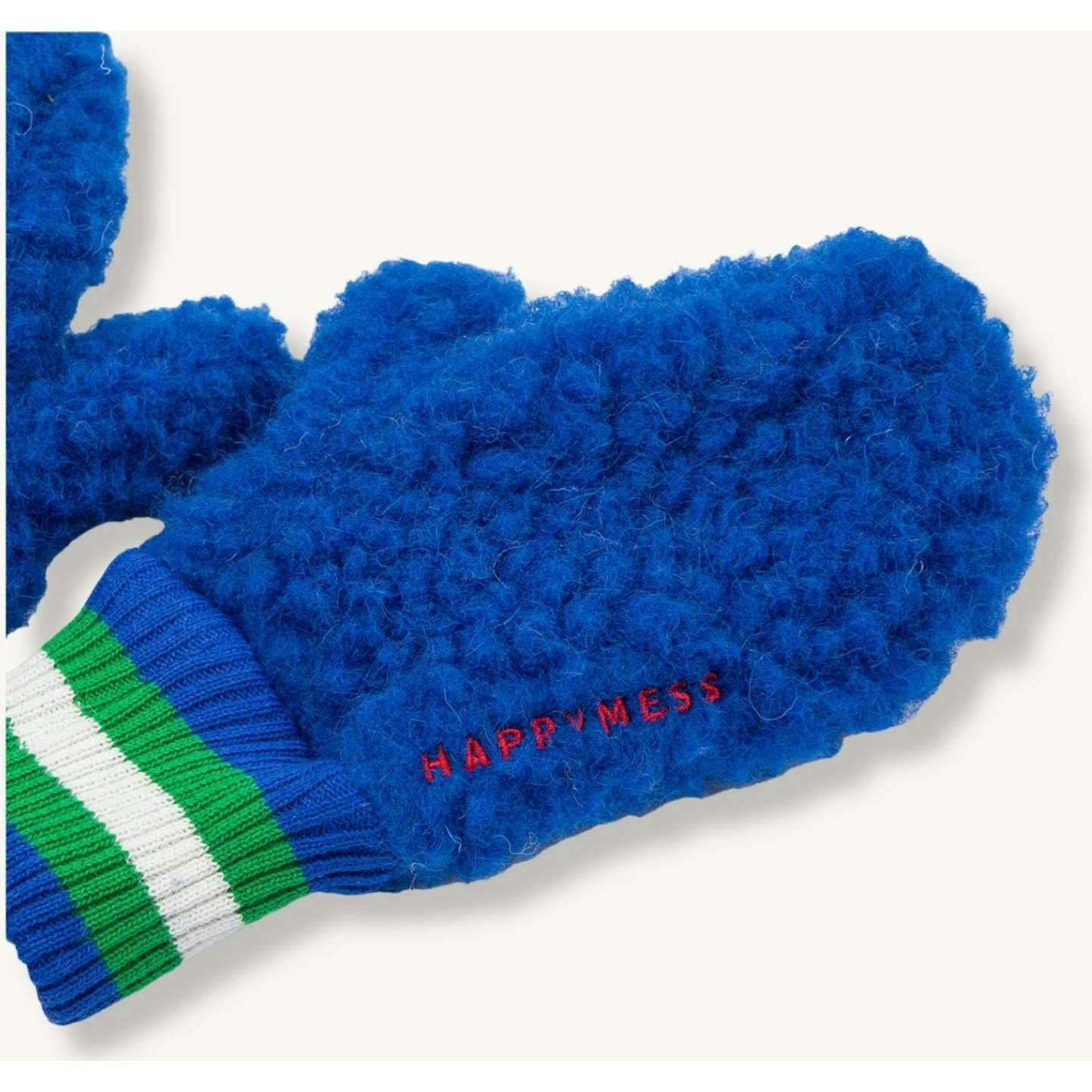 children's merino mittens - cobalt