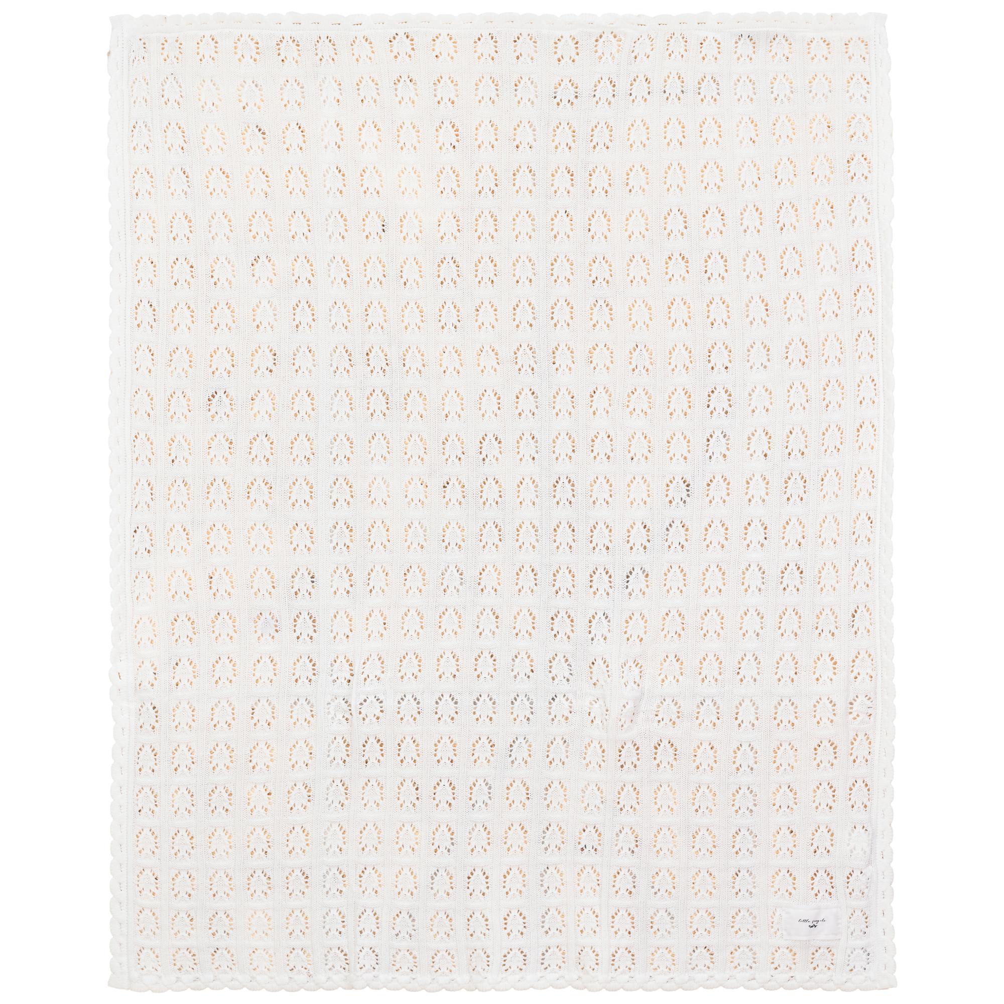 Knit Lace Texture Blanket
