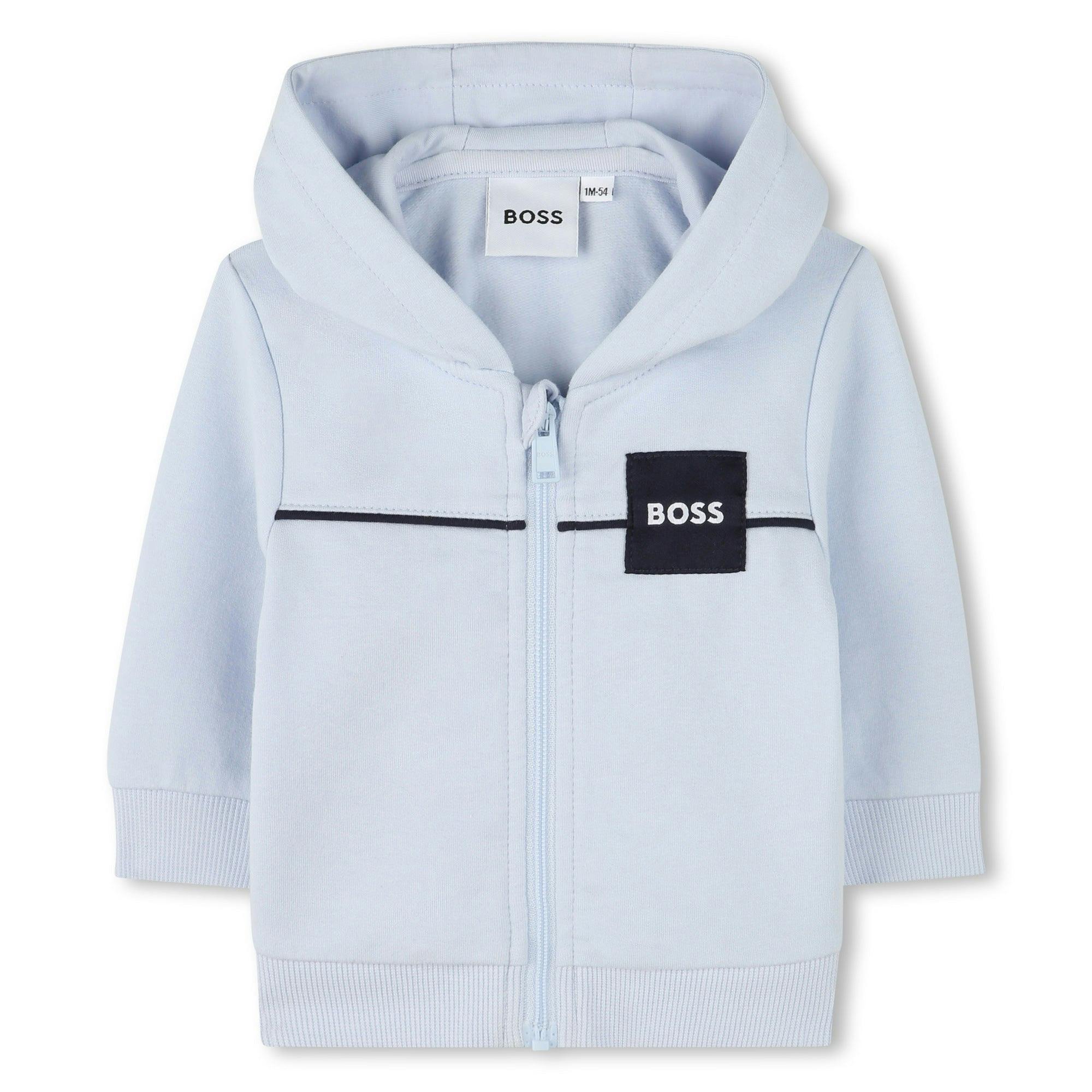 Blue & White Logo Tracksuit Set