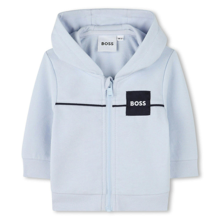 Blue & White Logo Tracksuit Set
