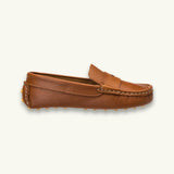 Lakke Driver Loafer | Tan Leather