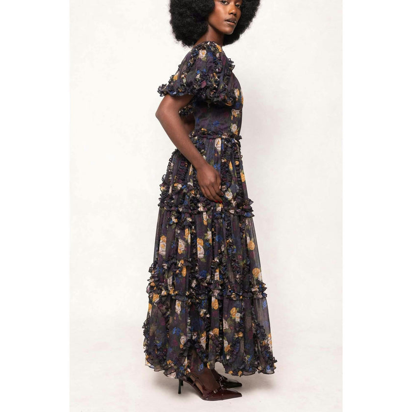 Layla Dress in Winter Floral