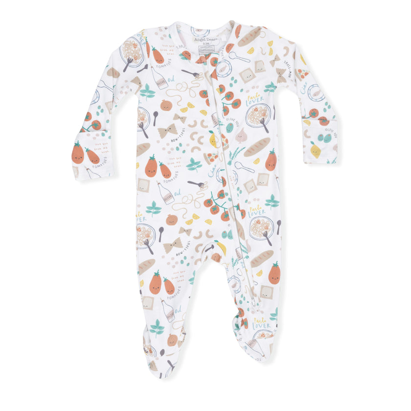Pasta Lovers - 2 Way Zipper Footie