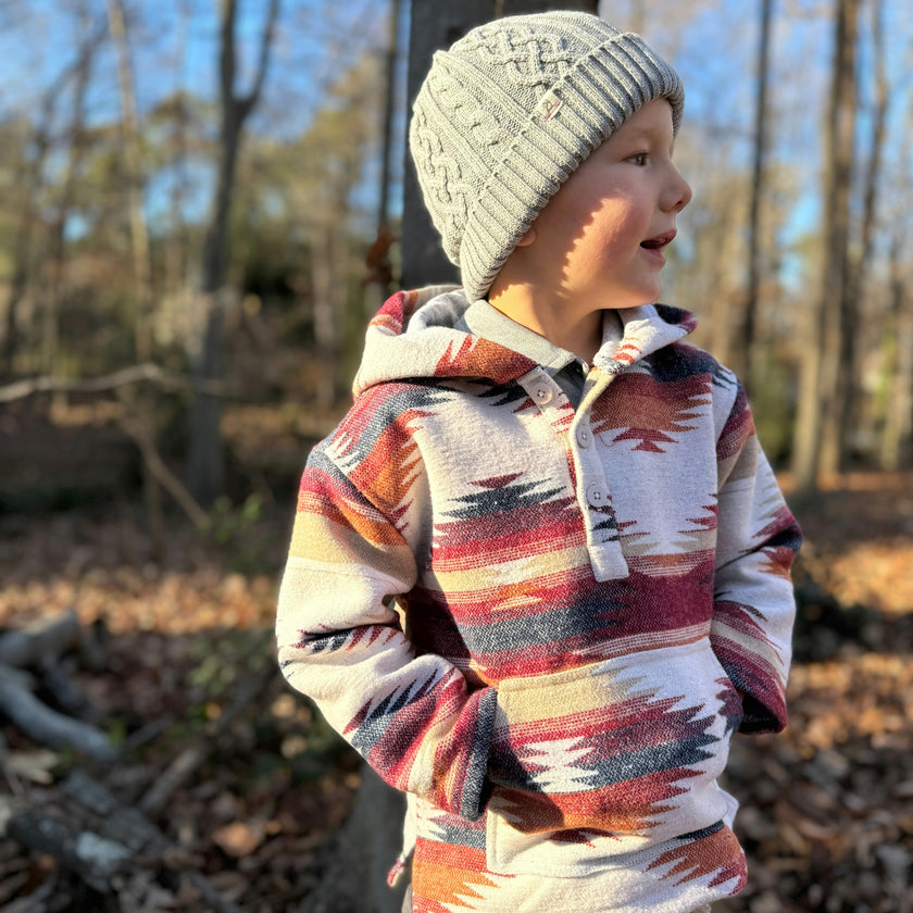 AZTEC  Burgundy Rancho Jacket