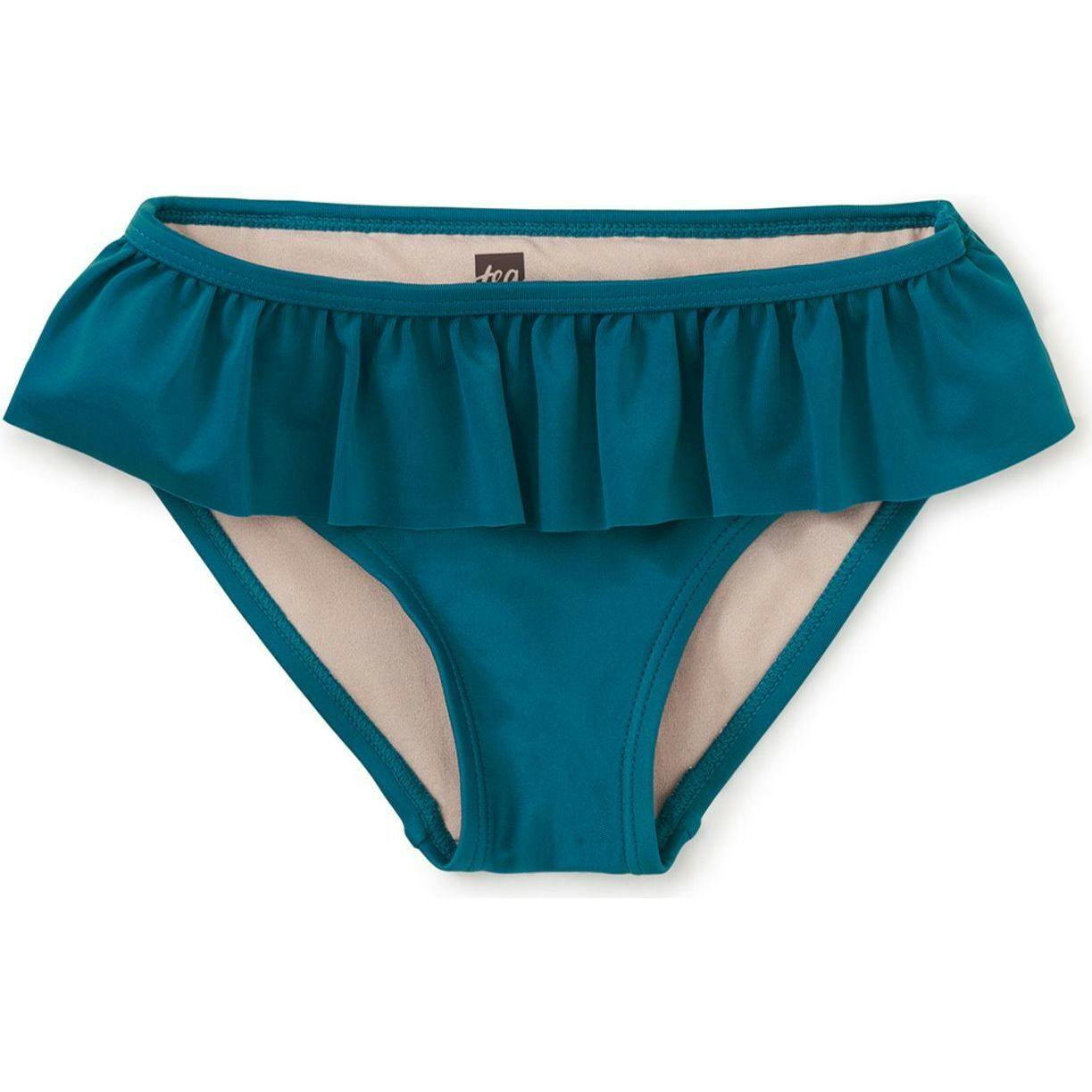 Ruffled Bikini Bottoms, Blue
